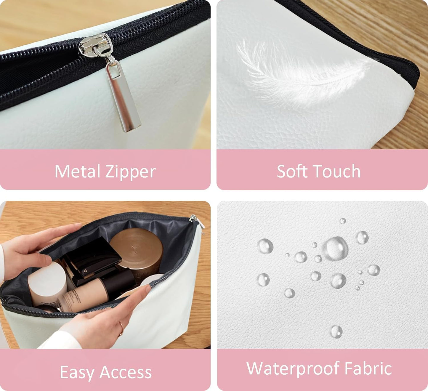 Sea Turtle Gifts for Women Girls,Makeup Bag Gifts Forsummer Beach Turtle Lovers,Trust the Journey Beach Leather Travel Makeup Pouch,Travel Organizer Pouch Small Makeup Bag for Purse