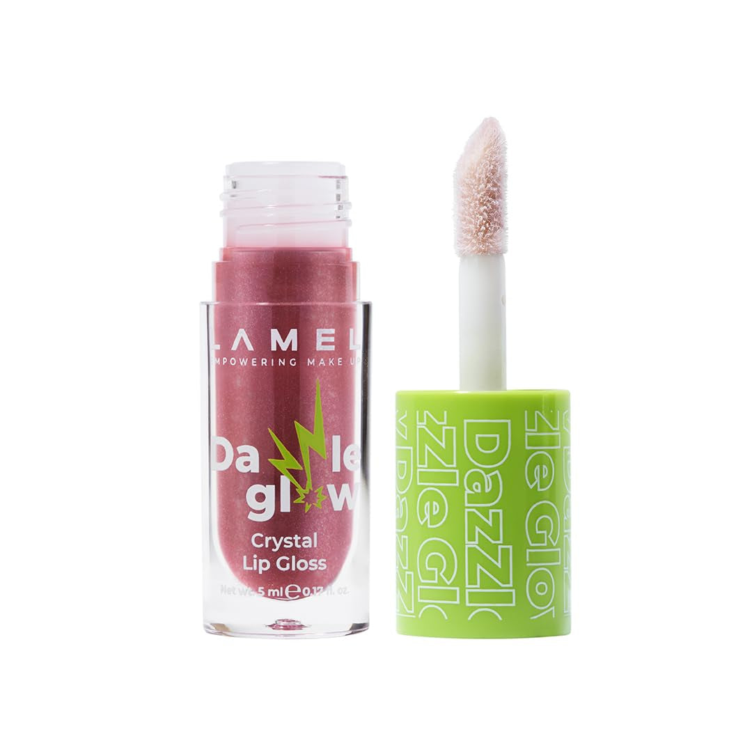 Dazzle Glow Crystal Clear Lip Gloss - Hydrating Lip Gloss - Non Sticky - Colored - Moisturizing - №404 You Can