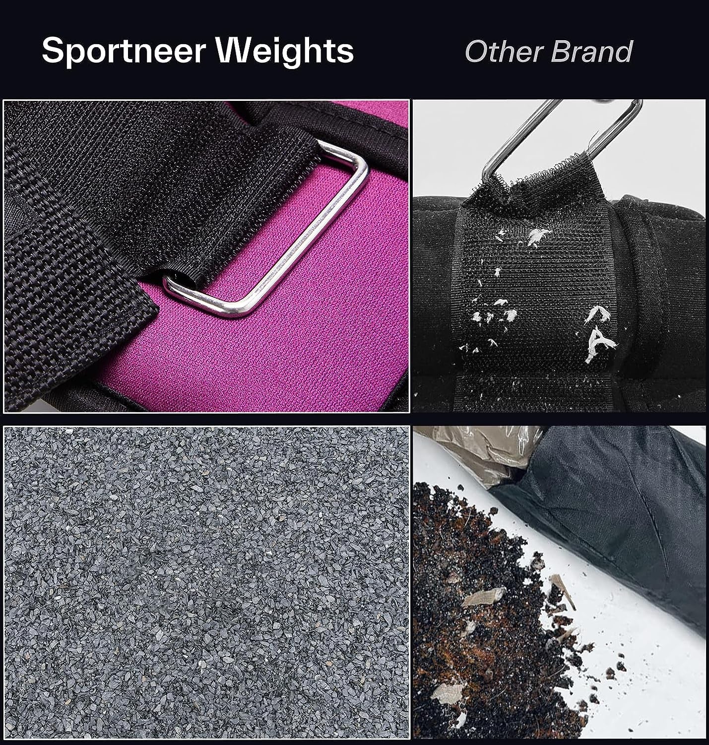 Adjustable Ankle/Wrist Weights for Men Women Kids, Weighted Leg & Cuff Strength Training for Yoga Walking Running Aerobics Gym Fitness Physical Therapy