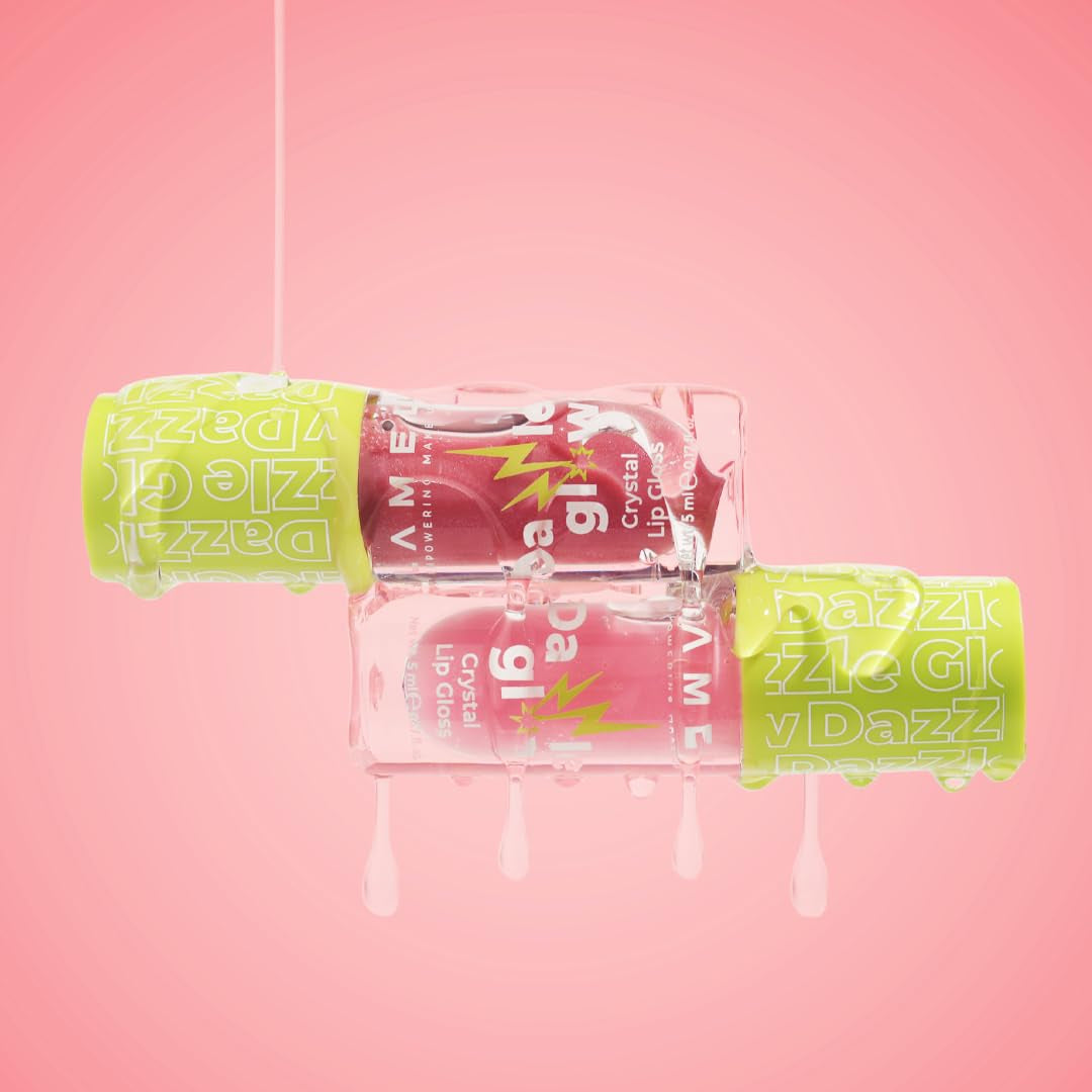 Dazzle Glow Crystal Clear Lip Gloss - Hydrating Lip Gloss - Non Sticky - Colored - Moisturizing - №404 You Can