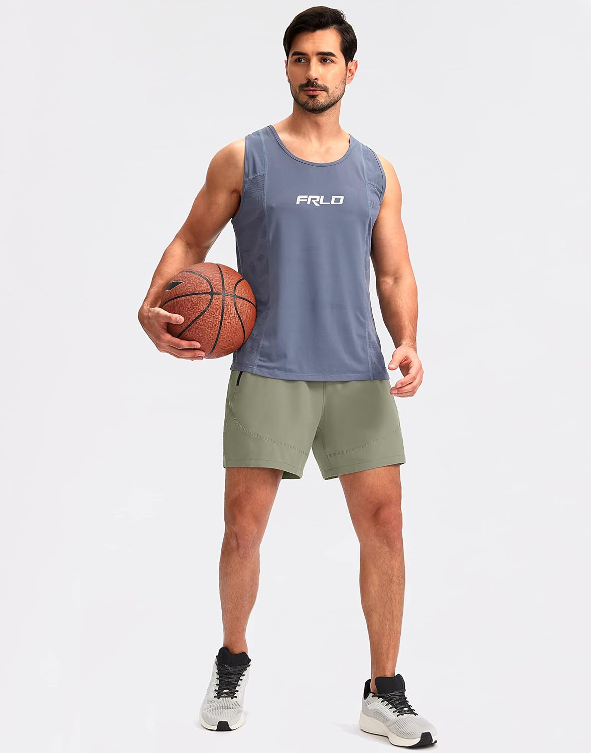 Men'S Workout Running Shorts 7"/5"/9" Lightweight Gym Athletic Shorts for Men with Zipper Pockets